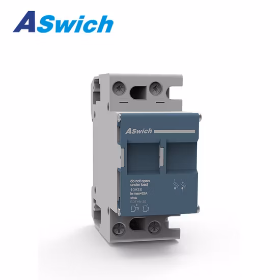 Aswich Edfh シリーズ PV システム DC ヒューズホルダー太陽光発電 2 極温度ヒューズ 30A 1000V ヒューズボックス