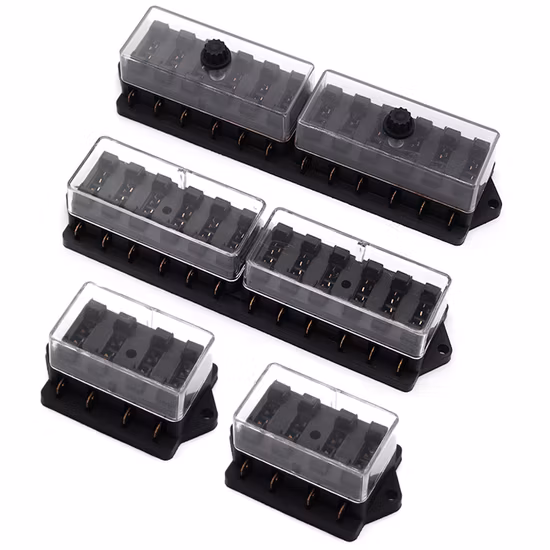 10 12 方法 Att ATA ブレードヒューズブロックホルダー ATO Atc ヒューズボックス 12V 防水 LED ライト付き